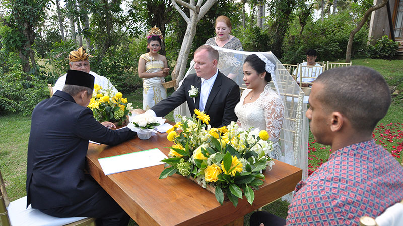 Private Garden Bali Wedding